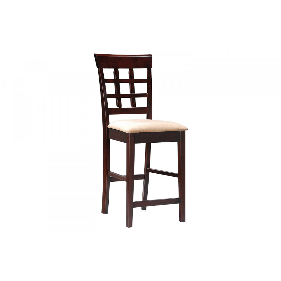 Coaster - Upholstered Counter Height Stools 100209 (Set Of 2) in Cappuccino/Tan