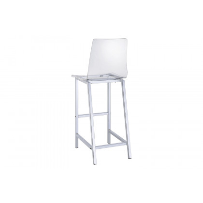 Coaster - Bar Stools (Set Of 2) in Chrome/Clear Acrylic
