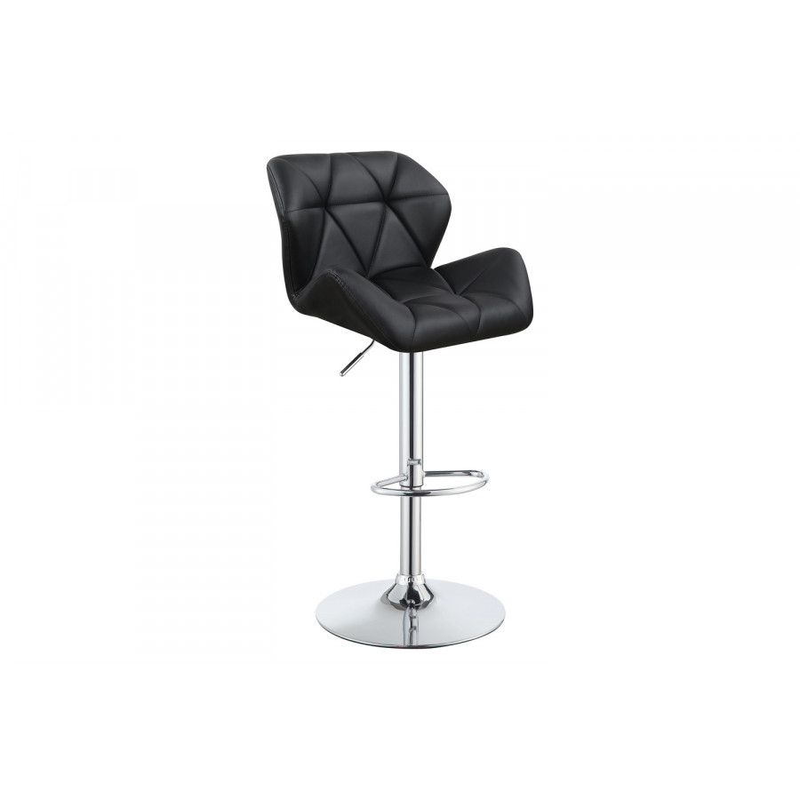Coaster Adjustable Bar Stools (Set Of 2) - Chrome/Black