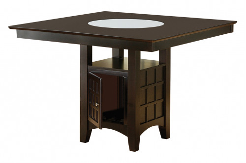 Coaster™ Clanton Storage Counter Height Table - Cappuccino