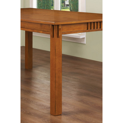 Coaster - Marbrisa Rectangular Dining Table in Sienna Brown