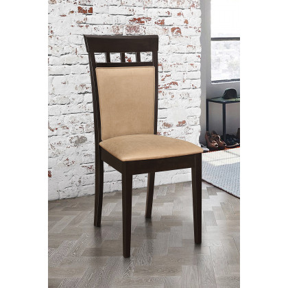 Coaster - Gabriel Upholstered Side Chairs (Set Of 2) in Cappuccino/Tan