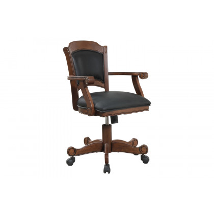 Coaster - Turk 3-In-1 Round Pedestal Game Table in Tobacco