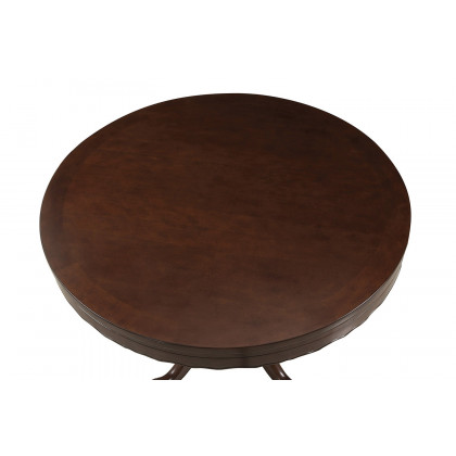 Coaster - Turk 3-In-1 Round Pedestal Game Table in Tobacco