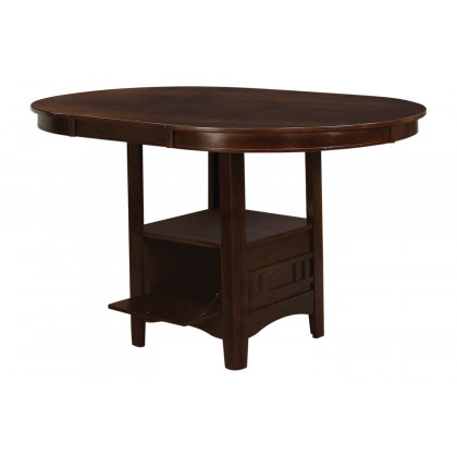 Coaster Lavon Oval Counter Height Table - Warm Brown