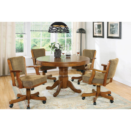 Coaster - Mitchell 3-In-1 Game Table in Amber