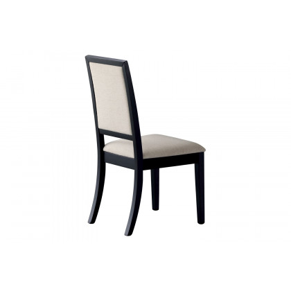 Coaster - Louise Upholstered Dining Side Chairs (Set Of 2) in Black/Cream