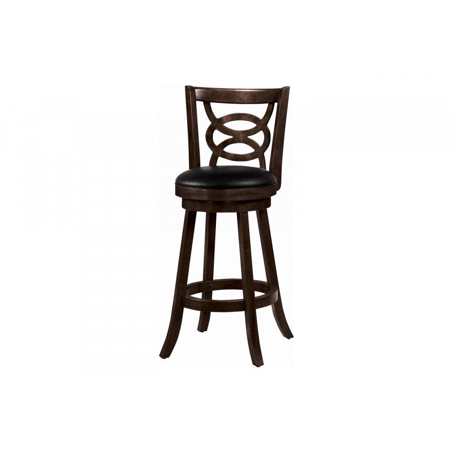 Coaster - Swivel Bar Stools With Upholstered Seat (Set Of 2) in Cappuccino