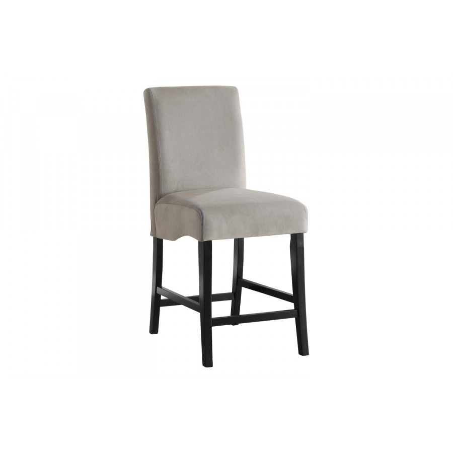 Coaster - Stanton Upholstered Counter Height Chairs (Set Of 2) in Gray/Black