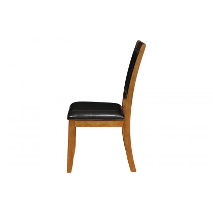Coaster - Nelms Upholstered Side Chairs (Set Of 2) in Deep Brown/Black