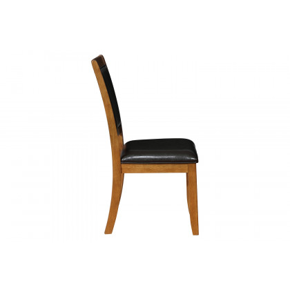 Coaster - Nelms Upholstered Side Chairs (Set Of 2) in Deep Brown/Black