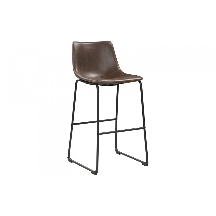 Coaster - Armless Bar Stools (Set Of 2) in Brown/Black
