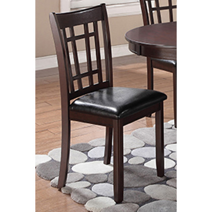 Coaster Lavon Padded Dining Side Chairs (Set Of 2) - Espresso/Black