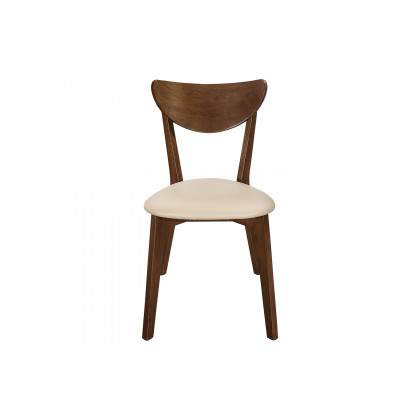 Coaster - Kersey Dining Side Chairs With Curved Backs (Set Of 2) in Beige/Chestnut