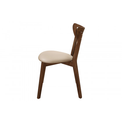 Coaster - Kersey Dining Side Chairs With Curved Backs (Set Of 2) in Beige/Chestnut