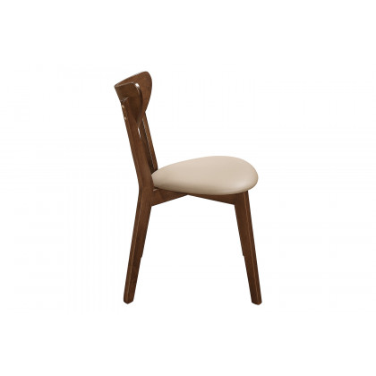 Coaster - Kersey Dining Side Chairs With Curved Backs (Set Of 2) in Beige/Chestnut