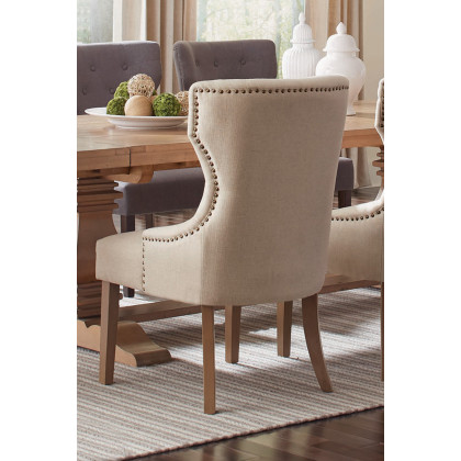 Coaster Florence Tufted Upholstered Dining Chair - Beige