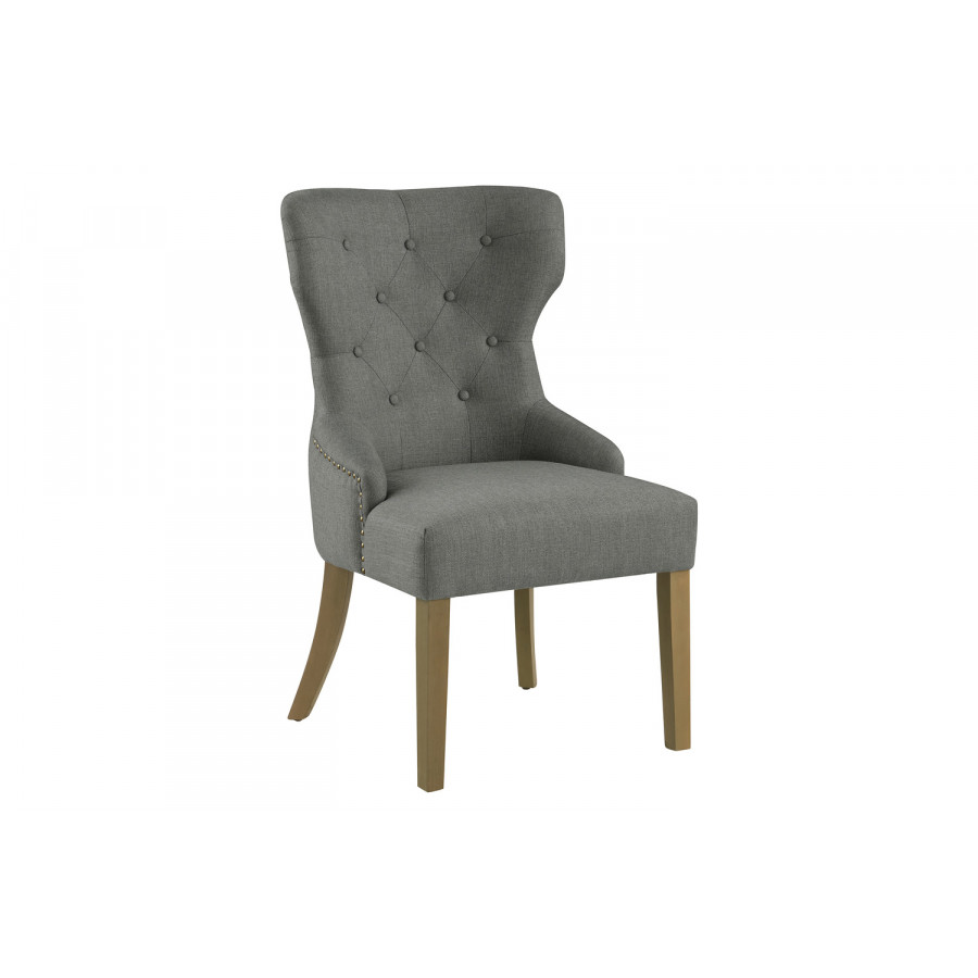 Coaster Florence Tufted Upholstered Dining Chair - Gray