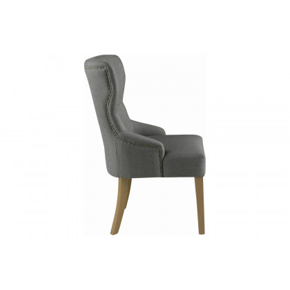 Coaster Florence Tufted Upholstered Dining Chair - Gray