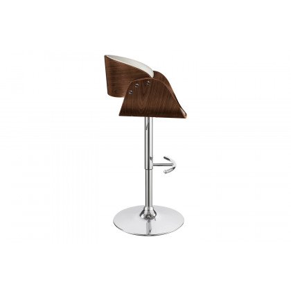 Coaster Adjustable Bar Stool 104966 - Ecru/Chrome