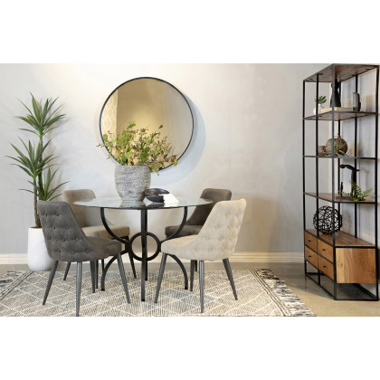Coaster Aviano Upholstered Curved Back Side Chairs (Set Of 2) - Off White