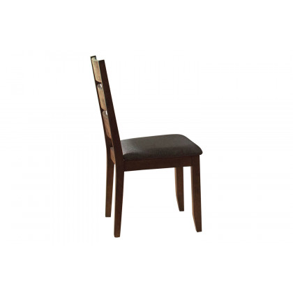 Coaster - Alston Ladder Back Dining Side Chairs (Set Of 2) in Knotty Nutmeg/Gray