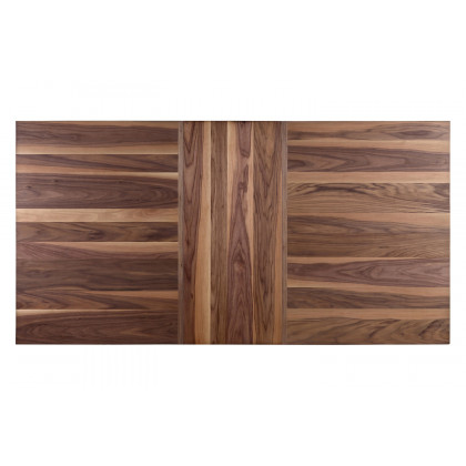 Coaster - Spring Creek Dining Table With Extension Leaf in Natural Walnut