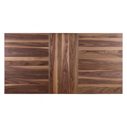 Coaster - Spring Creek Dining Table With Extension Leaf in Natural Walnut