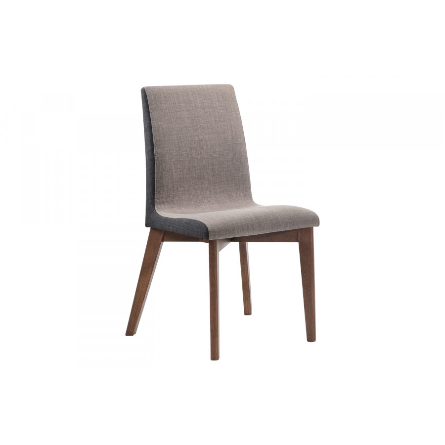 Coaster - Redbridge Upholstered Side Chairs (Set Of 2) in Gray/Natural Walnut