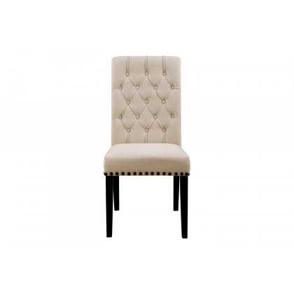 Coaster - Phelps Upholstered Side Chairs (Set Of 2) in Beige/Smokey Black
