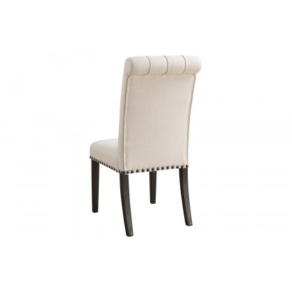 Coaster - Phelps Upholstered Side Chairs (Set Of 2) in Beige/Smokey Black