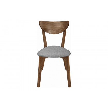 Coaster - Alfredo Upholstered Dining Chairs (Set Of 2) in Gray/Natural Walnut