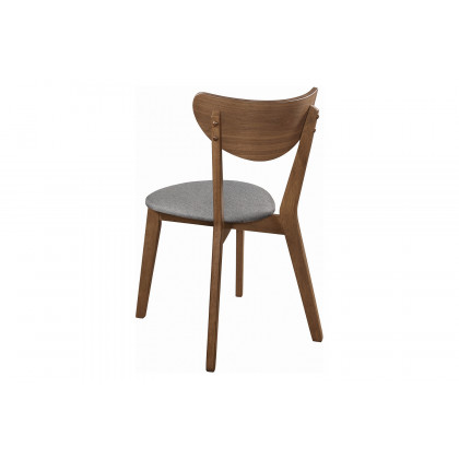 Coaster - Alfredo Upholstered Dining Chairs (Set Of 2) in Gray/Natural Walnut