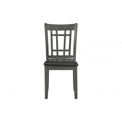 Coaster Lavon Padded Dining Side Chairs (Set Of 2) - Espresso/Medium Gray