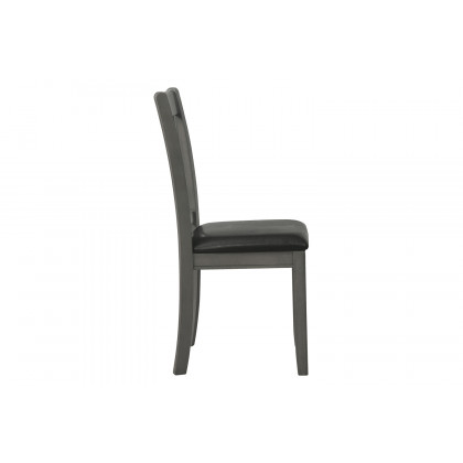 Coaster Lavon Padded Dining Side Chairs (Set Of 2) - Espresso/Medium Gray