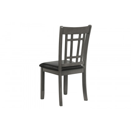 Coaster Lavon Padded Dining Side Chairs (Set Of 2) - Espresso/Medium Gray