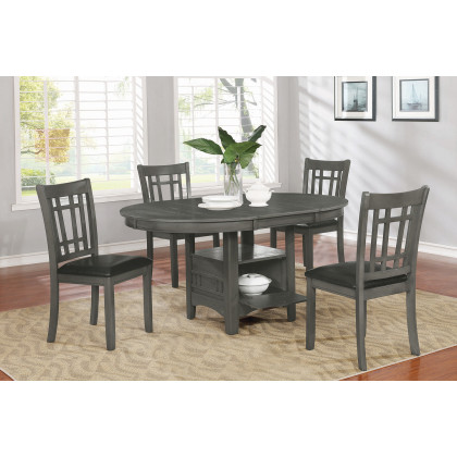 Coaster Lavon Padded Dining Side Chairs (Set Of 2) - Espresso/Medium Gray