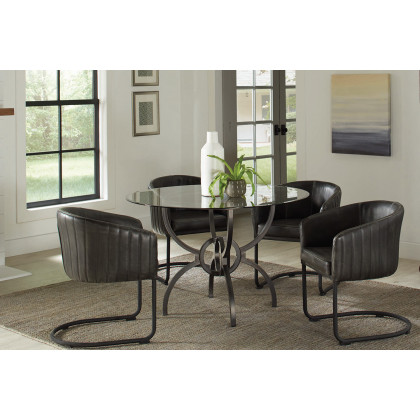 Coaster - Aviano Dining Table Base in Gunmetal