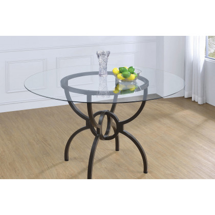Coaster - Aviano Dining Table Base in Gunmetal
