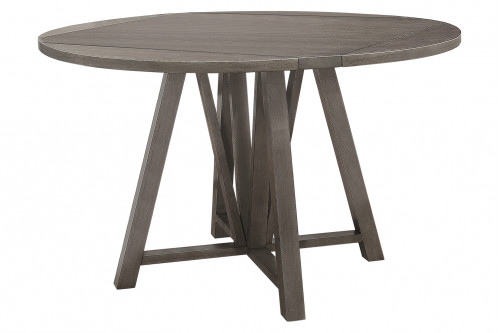 Coaster™ Athens Round Counter Height Table With Drop Leaf - Barn Gray
