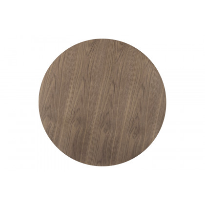 Coaster - Clora Round Dining Table in Walnut/Black