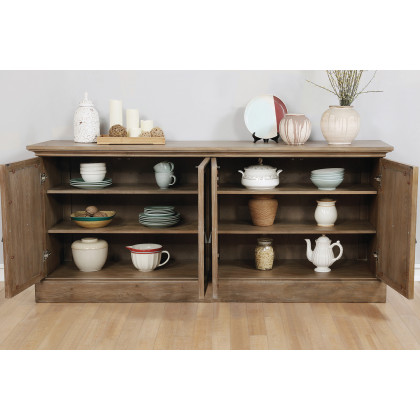 Coaster Brockway Cove 4-Door Server - Barley Brown
