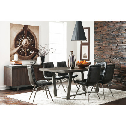 Coaster - Dittnar Tufted Dining Chairs (Set Of 4) in Charcoal