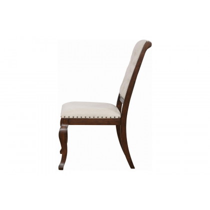 Coaster Brockway Cove Tufted Dining Chairs (Set Of 2) - Cream/Antique Java