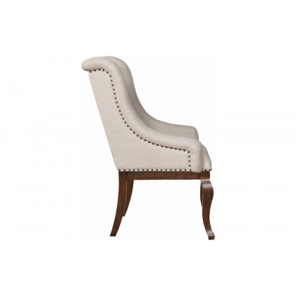 Coaster Brockway Cove Tufted Arm Chairs (Set Of 2) - Cream/Antique Java