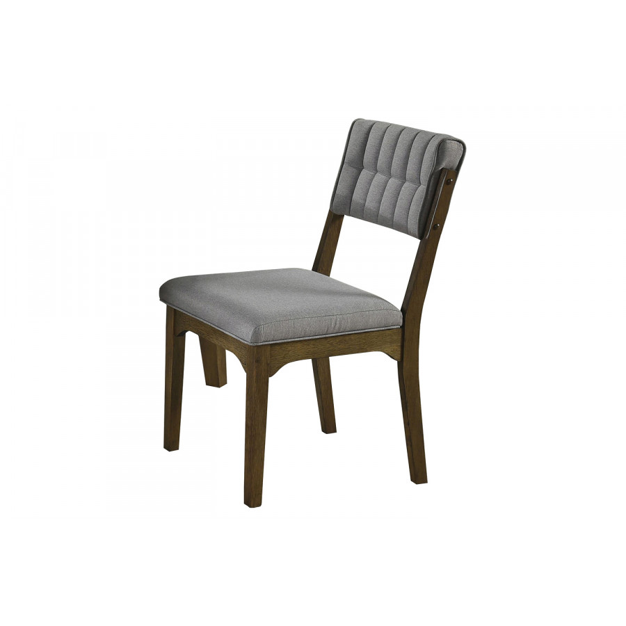 Coaster - Rayleene Tufted Bach Side Chairs (Set Of 2) in Gray/Medium Brown