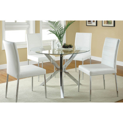 Coaster Vance Upholstered Dining Chairs (Set Of 4) - White