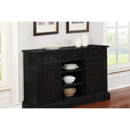Coaster - Phelps 2-Door Rectangular Server in Antique Noir