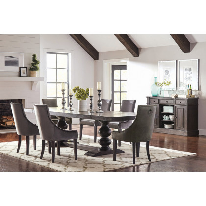Coaster - Phelps 2-Door Rectangular Server in Antique Noir