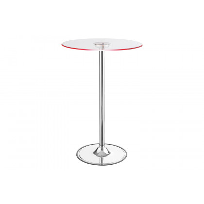 Coaster - Led Bar Table in Chrome/Clear